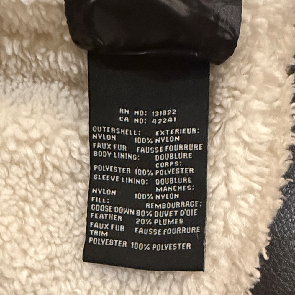 SAM. Pink Puffer Jacket with faux shearling trim - Picture 2 of 5